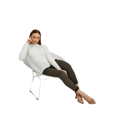 Orsay Biely dámsky sveter s ozdobnými detailmi ORSAY_507491-001000 XS
