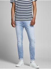 Jack&Jones Svetlomodré skinny fit rifle Jack & Jones Liam 31/34