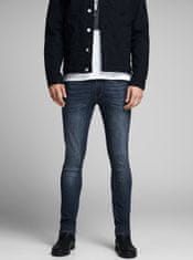 Jack&Jones Tmavomodré skinny rifle Jack & Jones Liam 34/34