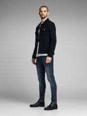 Jack&Jones Tmavomodré skinny rifle Jack & Jones Liam 34/34