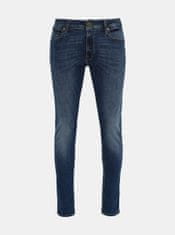 Jack&Jones Modré skinny fit rifle Jack & Jones Liam 31/32