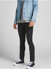 Jack&Jones Čierne skinny fit rifle Jack & Jones Liam 31/34