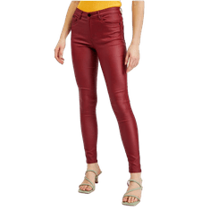 Orsay Vínové dámske nohavice skinny fit ORSAY_319259395000 38