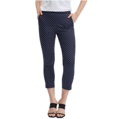 Orsay Tmavomodré dámske trojštvrťové nohavice s bodkami ORSAY_356249526000 32