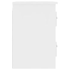 Petromila vidaXL Nástenný nočný stolík biely 41,5x36x53 cm