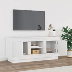 Vidaxl TV skrinka biela 102x35x45 cm kompozitné drevo