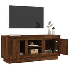 Vidaxl TV skrinka hnedý dub 102x35x45 cm spracované drevo