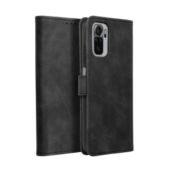 FORCELL Puzdro / obal pre Xiaomi Redmi Note 10 Pro / Redmi Note 10 Pro Max čierny - kniha Forcell Tender