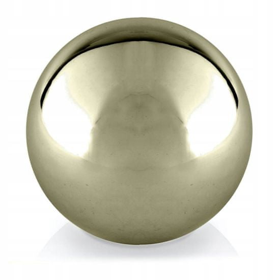 Polnix Dekoratívna keramická guľa 11 cm zlatá