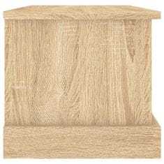 Vidaxl Úložný box dub sonoma 50x30x28 cm spracované drevo