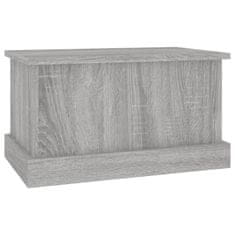 Vidaxl Úložný box sivý sonoma 50x30x28 cm spracované drevo