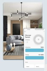 Moes Dotykový stmievač svetla 1 kanál 1 obvod Wifi Tuya Moes