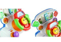 Lean-toys Vzdelávací volant Interaktívne zvuky Svetlá