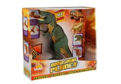 Lean-toys Batéria Tyranosaurus Dinosaurus Zelené prechádzky