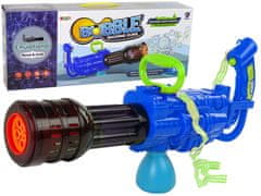 Lean-toys Bublifuková pištoľ na mydlové bubliny Blue