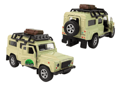 Lean-toys Auto Land Rover s transportérom Žirafa Safari Kov 521723