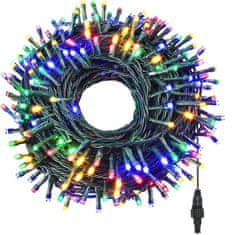 Timeless Tools Vianočná LED reťaz v rôznych veľkostiach a farbách -s 240 ks LED farebna