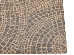 Beliani Jutový koberec 80 x 150 cm béžová/sivá ARIBA
