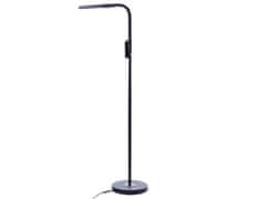 Beliani Stojaca LED lampa 160 cm čierna ARIES