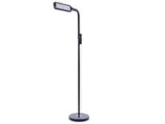 Beliani Stojaca LED lampa 160 cm čierna ARIES