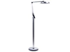 Beliani Stojaca LED lampa 170 cm strieborná CARINA