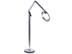 Beliani Stojaca LED lampa 170 cm strieborná CARINA