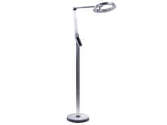 Beliani Stojaca LED lampa 170 cm strieborná CARINA