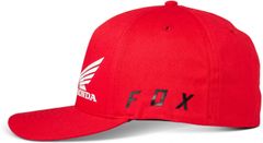 FOX šiltovka HONDA Flexfit 23 flame černo-modro-bielo-červená L/XL