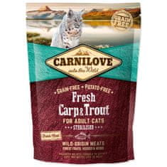 Carnilove CARNILOVE Fresh Carp & Trout Sterilised for Adult cats 400 g