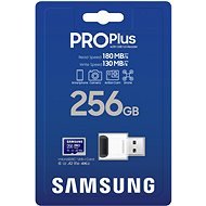 SAMSUNG Samsung/micro SDXC/256GB/180MBps/USB 3.0/USB-A/Class 10/+ Adaptér/Modrá