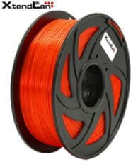 XtendLan PETG filament 1,75mm priehľadný oranžový 1kg