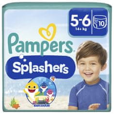 Pampers Splashers Plienkové nohavičky do vody vel.5-6 (10 ks plienok) 14+kg