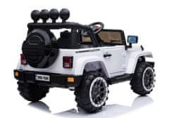 Lean-toys Jeep BRD-7588 Biele auto na batérie 4x4