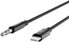 Belkin kábel Lightning/3,5mm jack, 0,9m, čierny, AV10172bt03-BLK