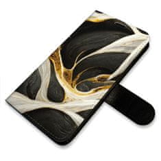 iSaprio Flipové puzdro - BlackGold Marble pre Apple iPhone 5/5S/SE
