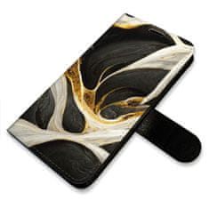 iSaprio Flipové puzdro - BlackGold Marble pre Samsung Galaxy A34 5G