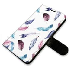 iSaprio Flipové puzdro - Colorful Feathers pre Apple iPhone 5/5S/SE