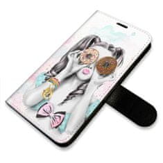 iSaprio Flipové puzdro - Donut Worry Girl pre Apple iPhone 5/5S/SE