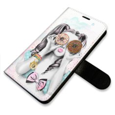 iSaprio Flipové puzdro - Donut Worry Girl pre Xiaomi Redmi Note 9