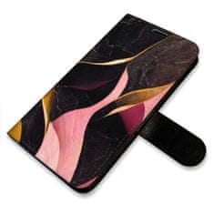 iSaprio Flipové puzdro - Gold Pink Marble 02 pre Apple iPhone 5/5S/SE