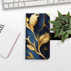 iSaprio Flipové puzdro - GoldBlue pre Xiaomi Redmi Note 9