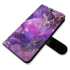 iSaprio Flipové puzdro - Purple Marble pre Apple iPhone 11