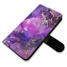 iSaprio Flipové puzdro - Purple Marble pre Samsung Galaxy A52 / A52 5G / A52s