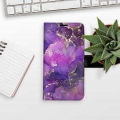 iSaprio Flipové puzdro - Purple Marble pre Samsung Galaxy A52 / A52 5G / A52s