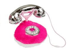 Lean-toys Nadýchaný mäkký telefón s plyšovým slúchadlom