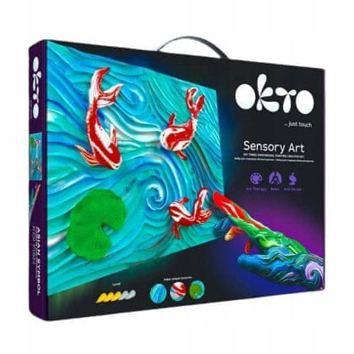 Lean-toys Koi kapor kreatívny set 30x40cm 10002