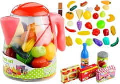 Lean-toys Potraviny v džbáne Zelenina Ovocie 50 Elem