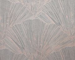 DESIGN 91 Obliečka na vankúš - Goja, strieborná s lesklým vzorom 40 x 40 cm
