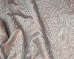 DESIGN 91 Obliečka na vankúš - Goja, strieborná s lesklým vzorom 40 x 40 cm