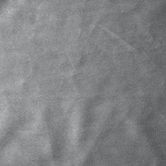 DESIGN 91 Zamatový záves s krúžkami - Melanie, strieborný 215 x 250 cm